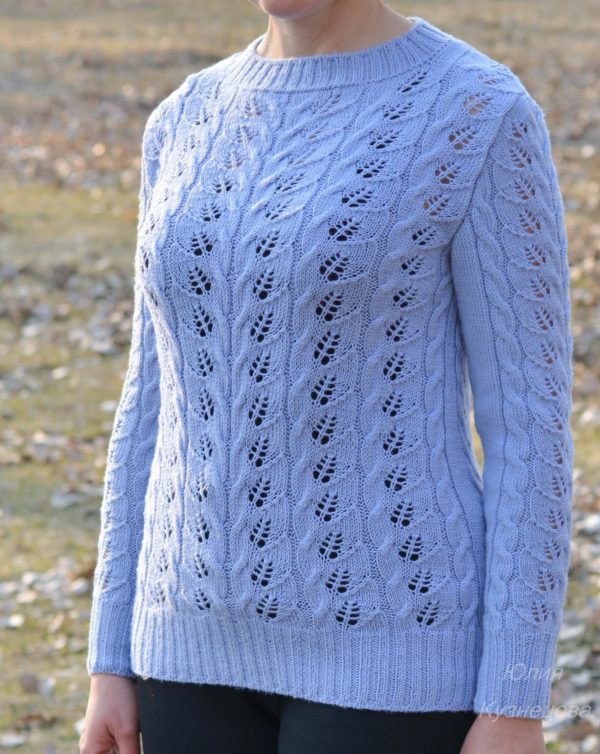 пуловер из пряжи Merino Royal Fine ALIZE (Мерино Роял Файн АЛИЗЕ)
