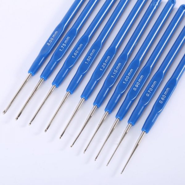крючки для вязания с пластиковой ручкой