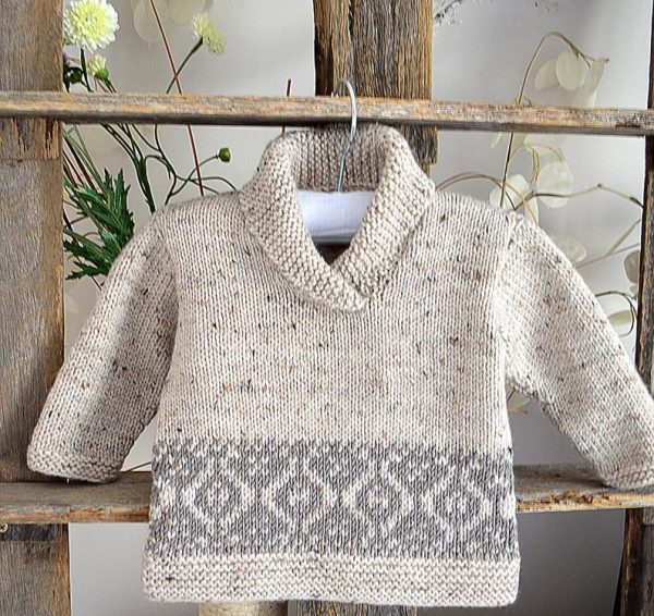 свитер из пряжи Alpaca Tweed ALIZE( Альпака Твид Ализе)