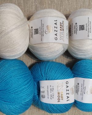 Пряжа Baby Wool XL Gazzal (Бэйби вул XL Газзал) (лот 6 шт)