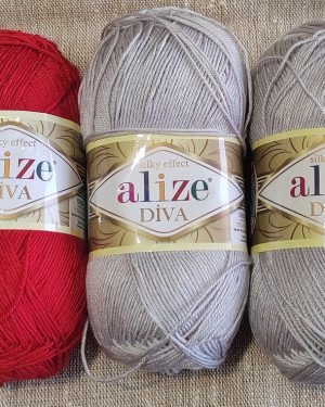 Пряжа Diva Alize (Дива Ализе) (лот 3 шт)